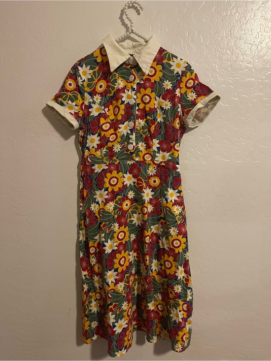 Modcloth Dresses & Skirts - Modcloth Bright and Beautiful Tropical Romancer A-Line Midi Dress Sz 10